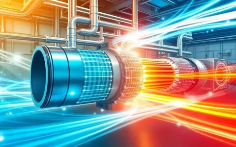 How do advanced heat exchanger technologies improve CAES efficiency