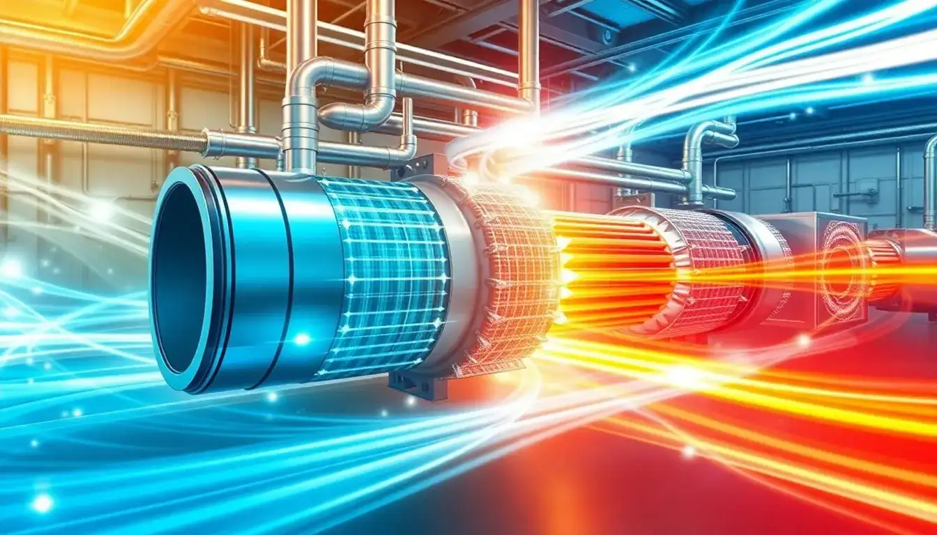 How do advanced heat exchanger technologies improve CAES efficiency