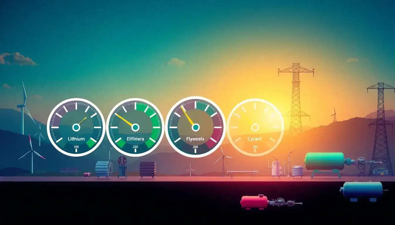 How does CAES compare to other energy storage solutions in terms of efficiency