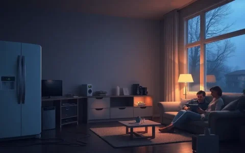 How long can a home battery system power essential appliances during a blackout