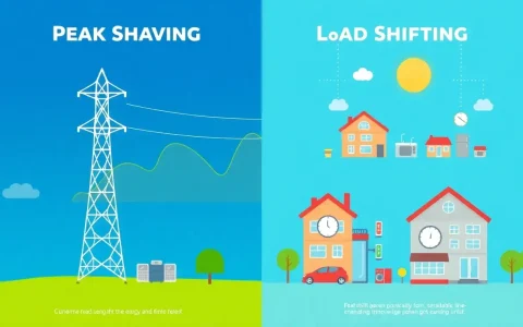 How does peak shaving differ from load shifting