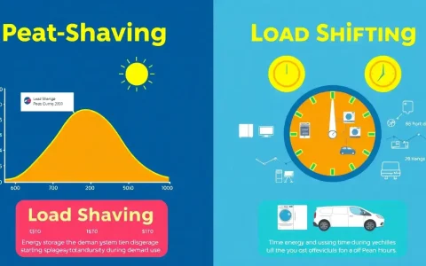 How do peak shaving and load shifting differ in terms of cost savings
