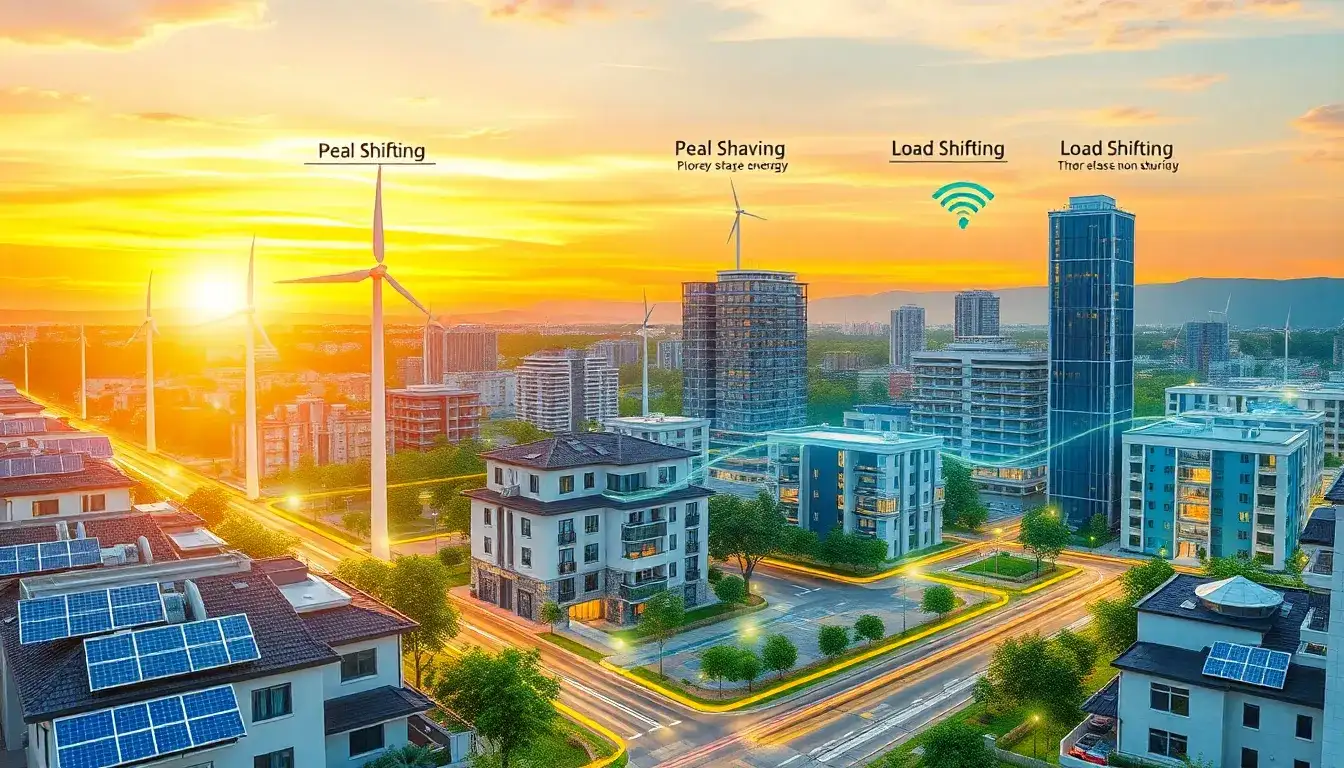 Can peak shaving and load shifting be combined with renewable energy sources