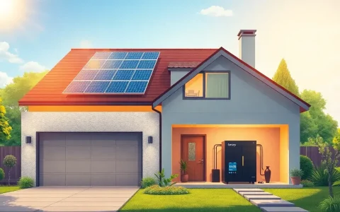 How does a home battery system integrate with solar panels to maximize energy efficiency