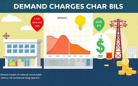 How do demand charges impact commercial electricity bills