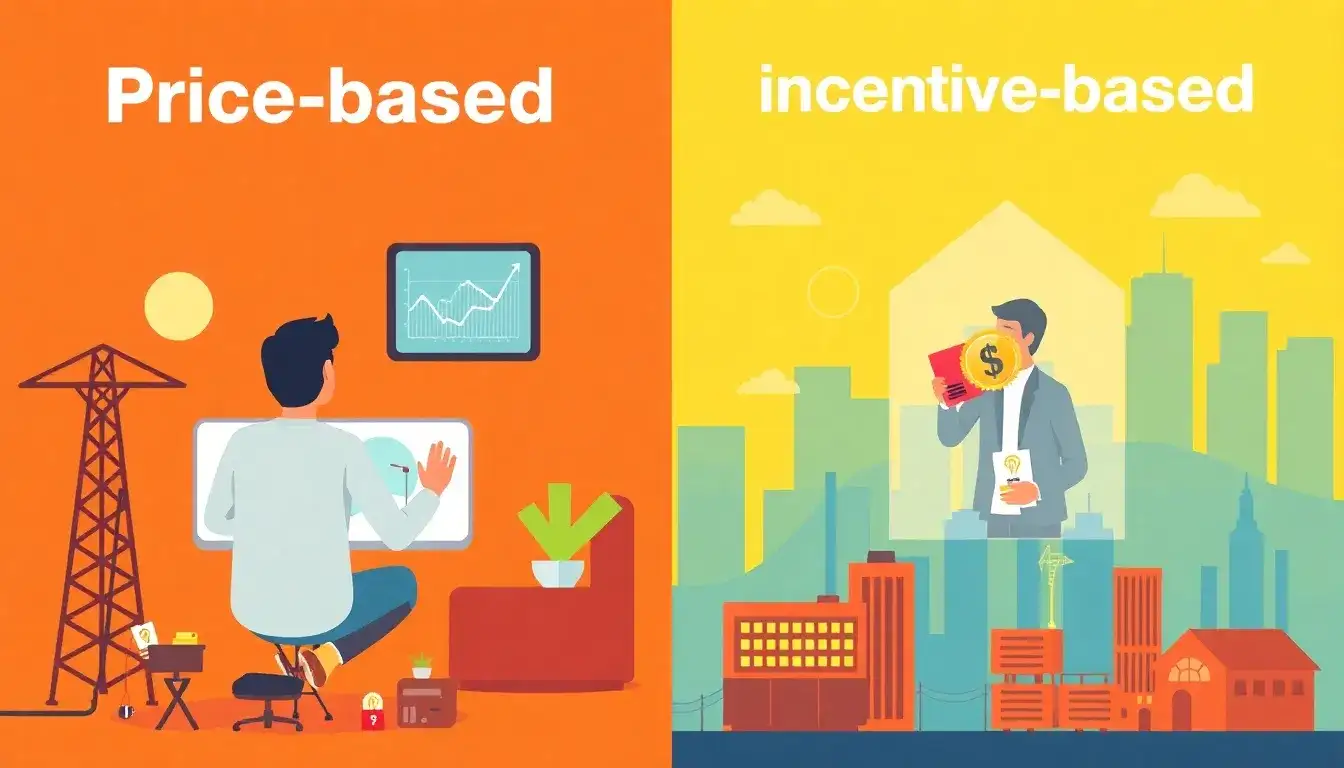 How do price-based and incentive-based demand response programs differ