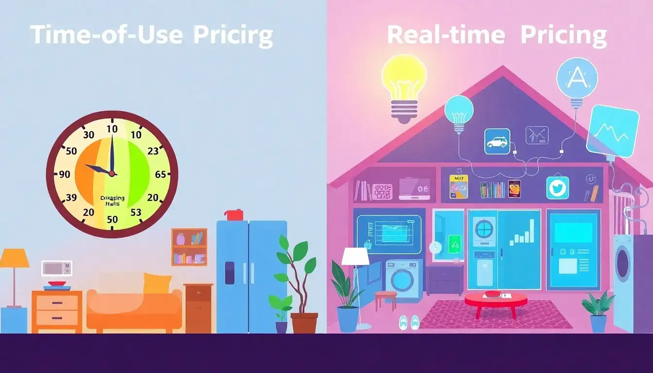 How do time-of-use pricing and real-time pricing differ in their impact on customer behavior