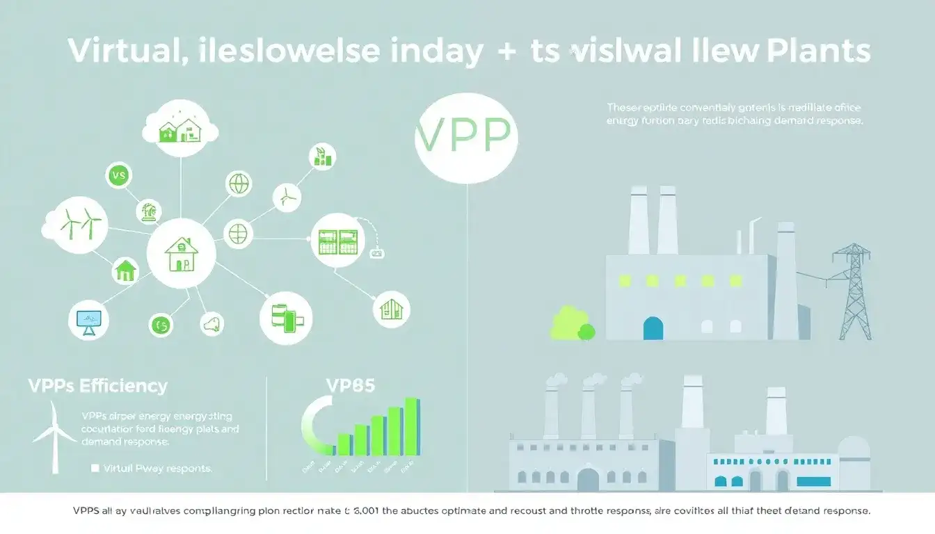 How do VPPs compare to traditional power plants in terms of efficiency