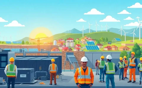 How does grid-scale energy storage contribute to job creation and economic growth