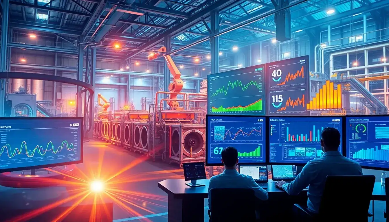 How can predictive analytics improve peak load management in industrial settings