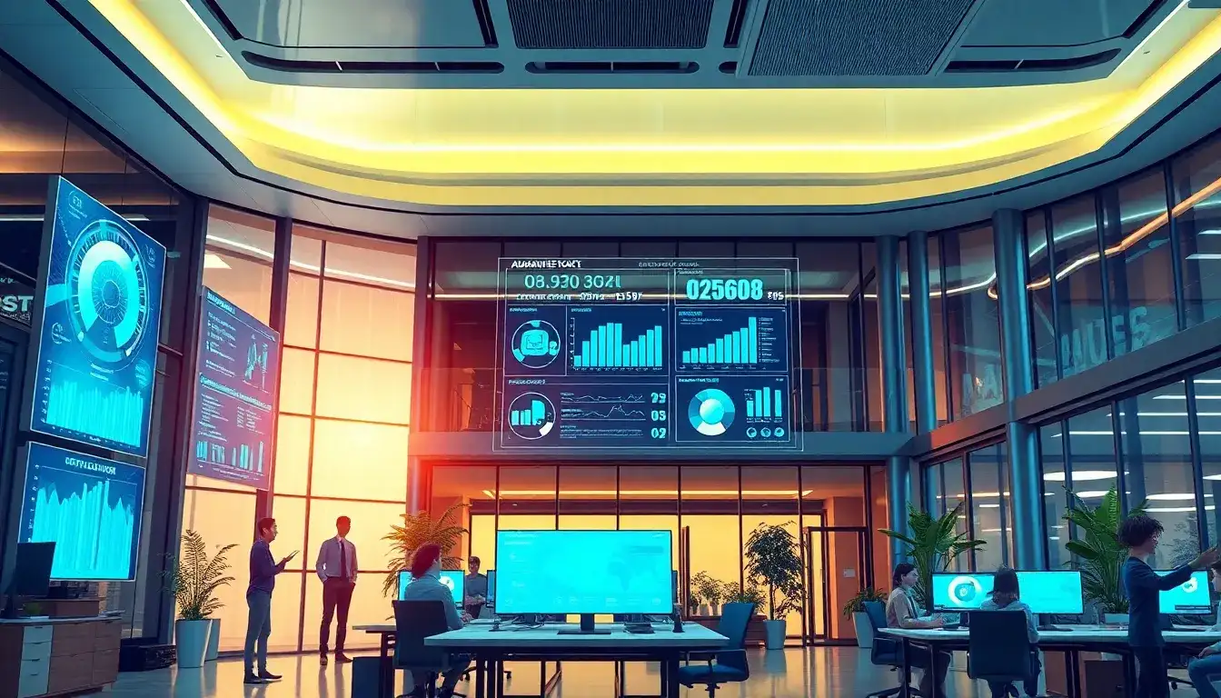 How can office buildings utilize real-time monitoring to reduce peak energy demand
