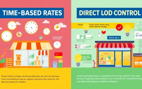 How do time-based rates and direct load control programs differ in their impact on retailers