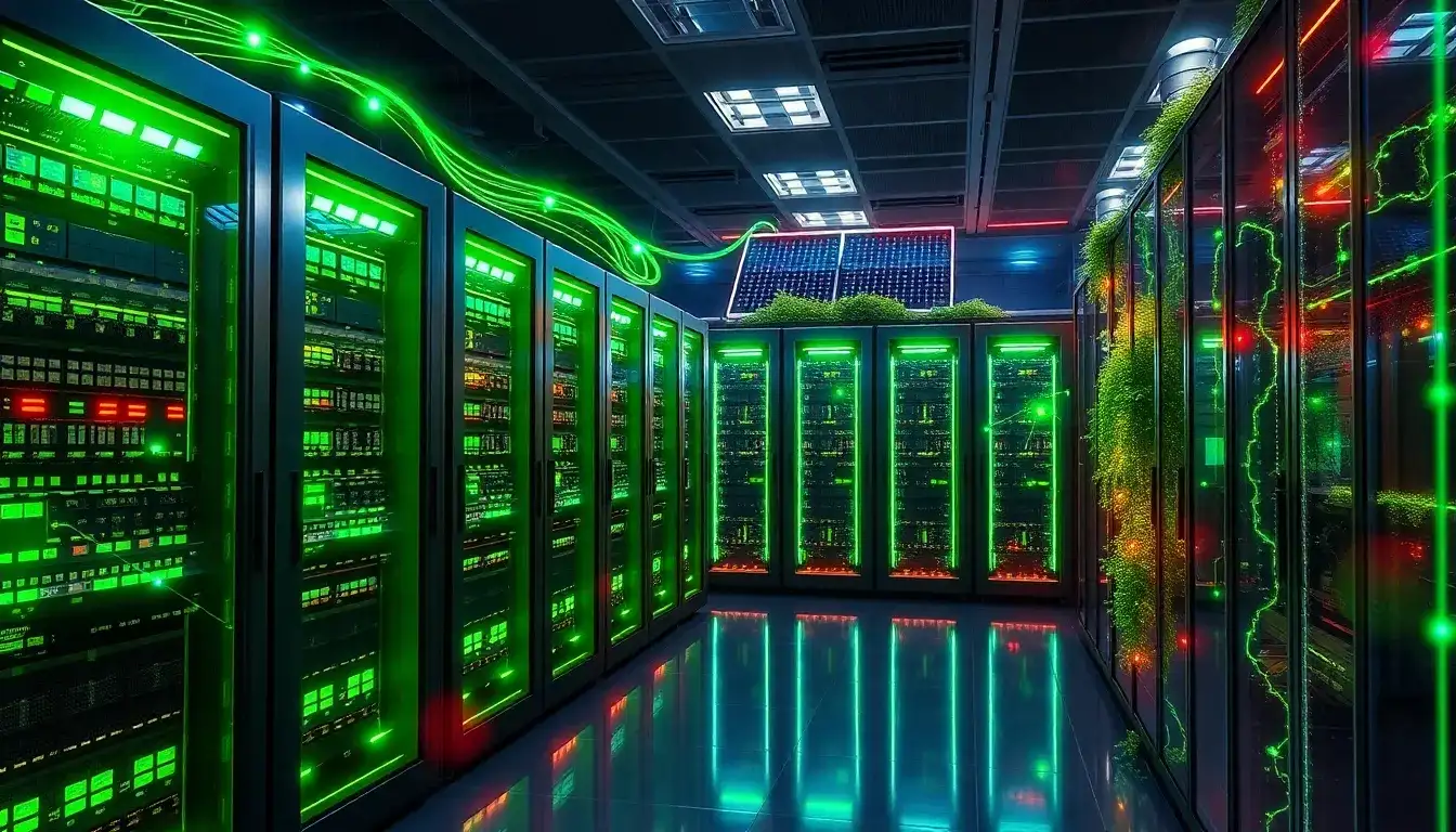 How can data centers optimize their energy efficiency using AI and machine learning