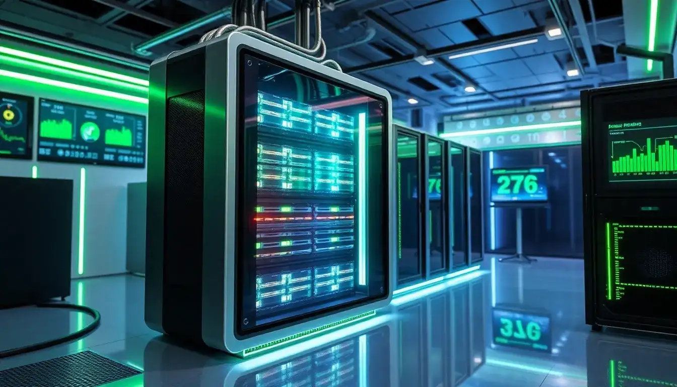 What are the benefits of using liquid cooling systems in data centers