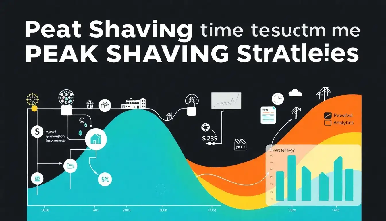 How do utilities determine the ideal time to implement peak shaving strategies