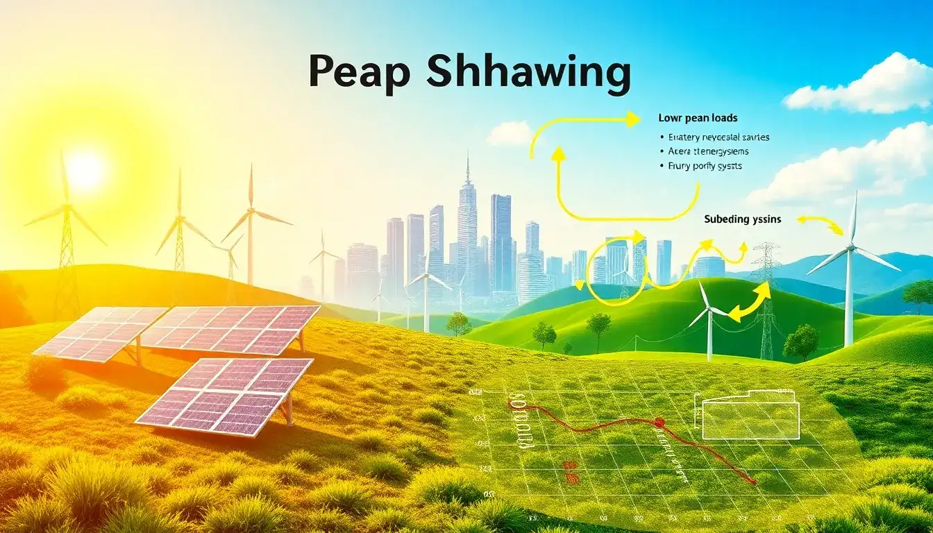 What are the main benefits of integrating peak shaving with renewable energy sources