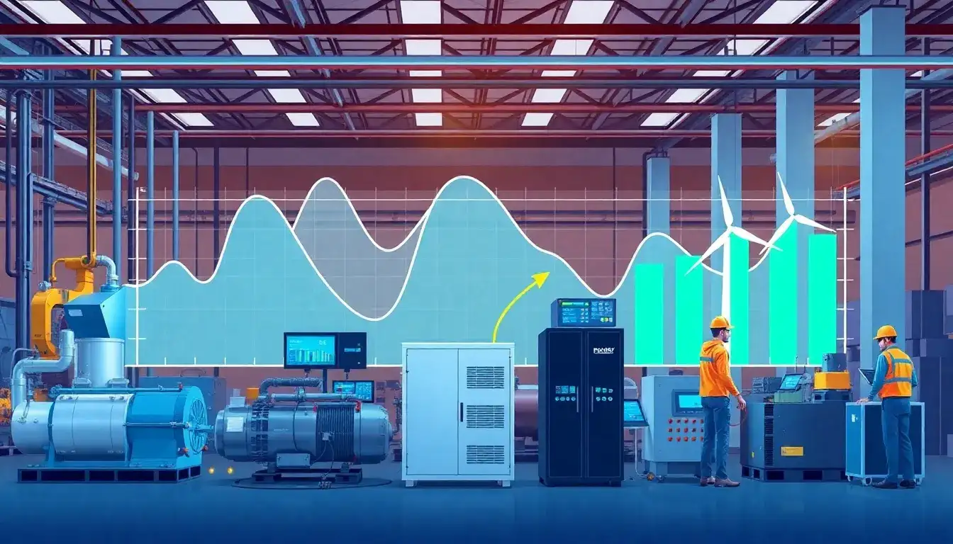 How does peak shaving differ for businesses with high energy-intensive equipment