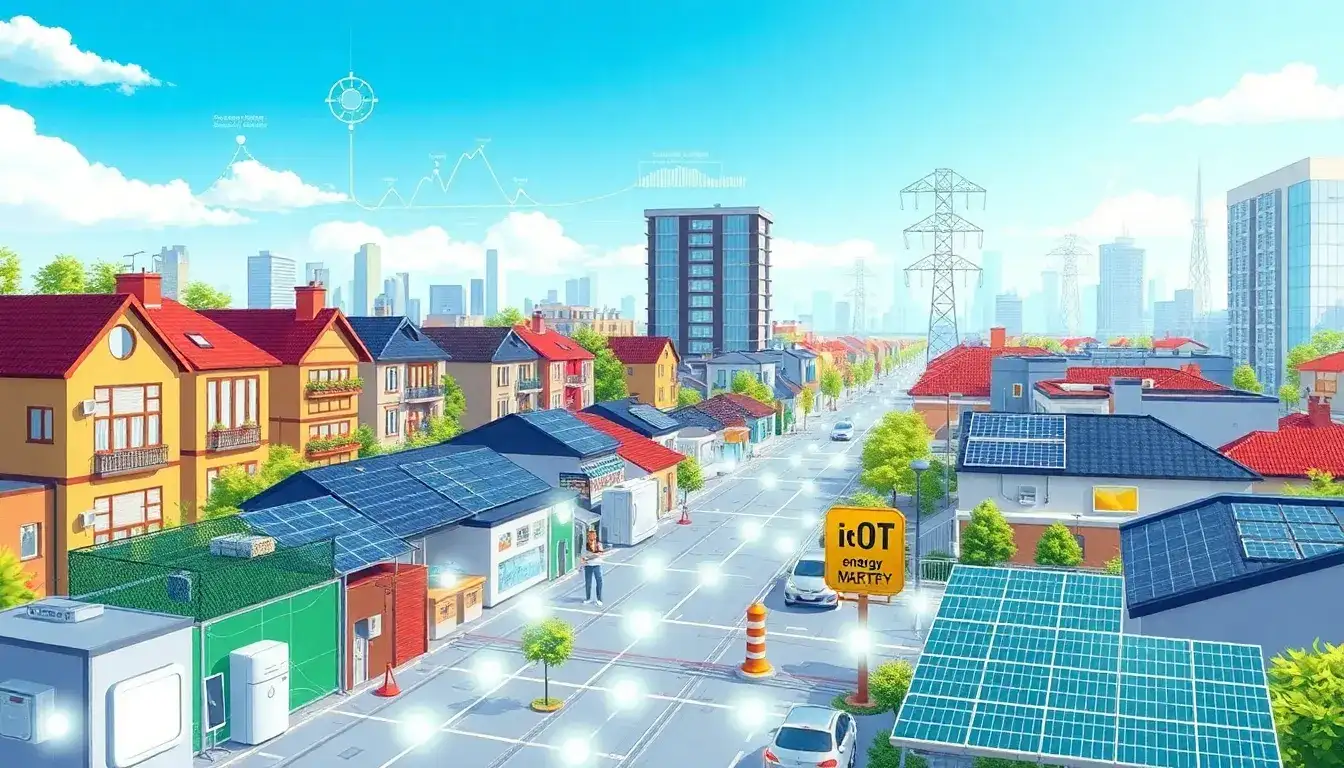 How does IoT technology enhance the efficiency of peak shaving strategies