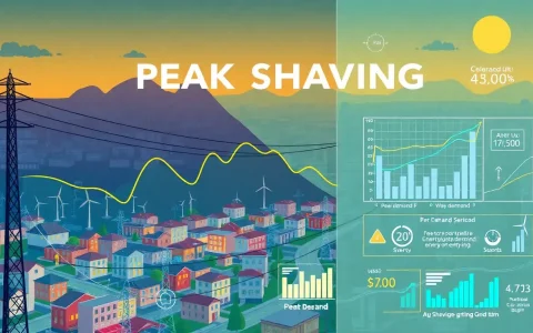 How does peak shaving help stabilize the grid