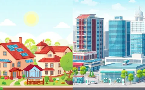 How do peak shaving strategies differ between residential and commercial buildings