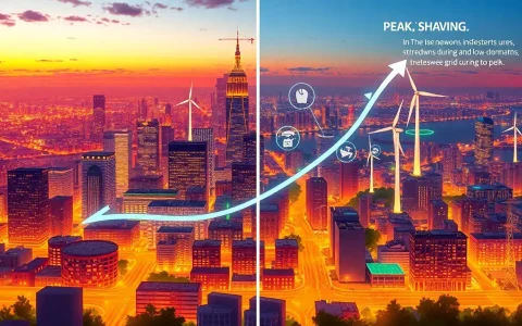 How does peak shaving help reduce grid congestion