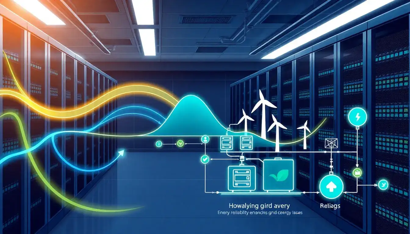 How can peak shaving improve grid reliability for data centers