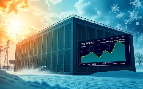 How does peak shaving specifically benefit data centers during extreme weather conditions