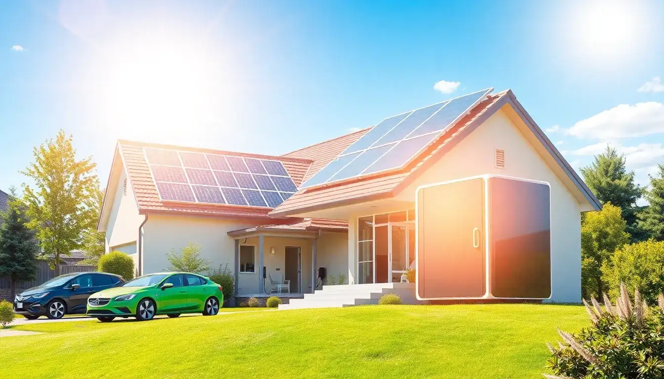 What are the benefits of combining solar panels with battery storage