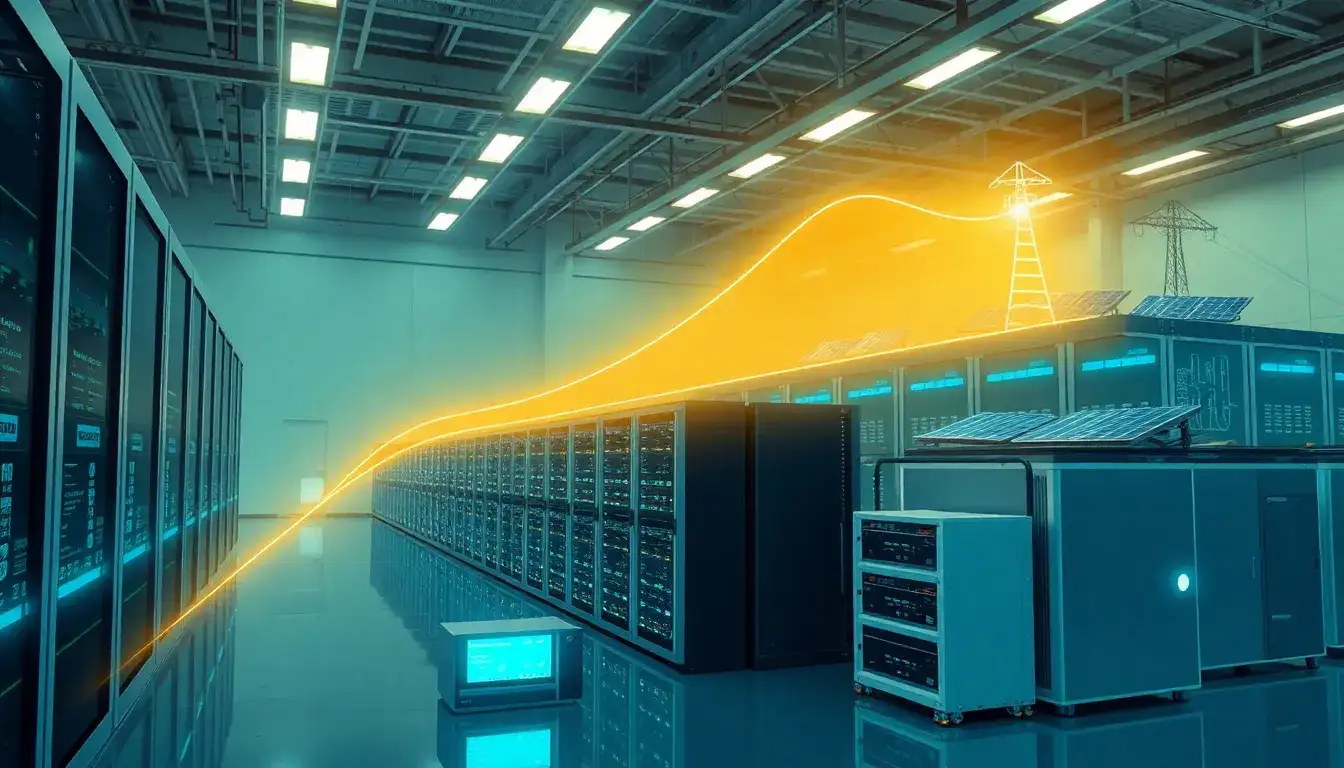 What role do energy storage systems play in peak shaving for data centers