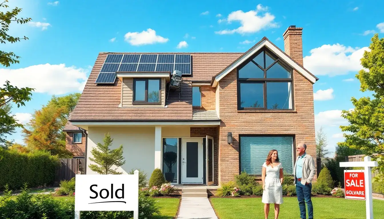 How do energy-efficient upgrades impact the resale value of a home