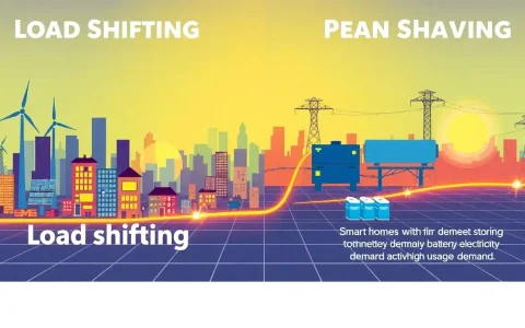 How does load shifting differ from peak shaving