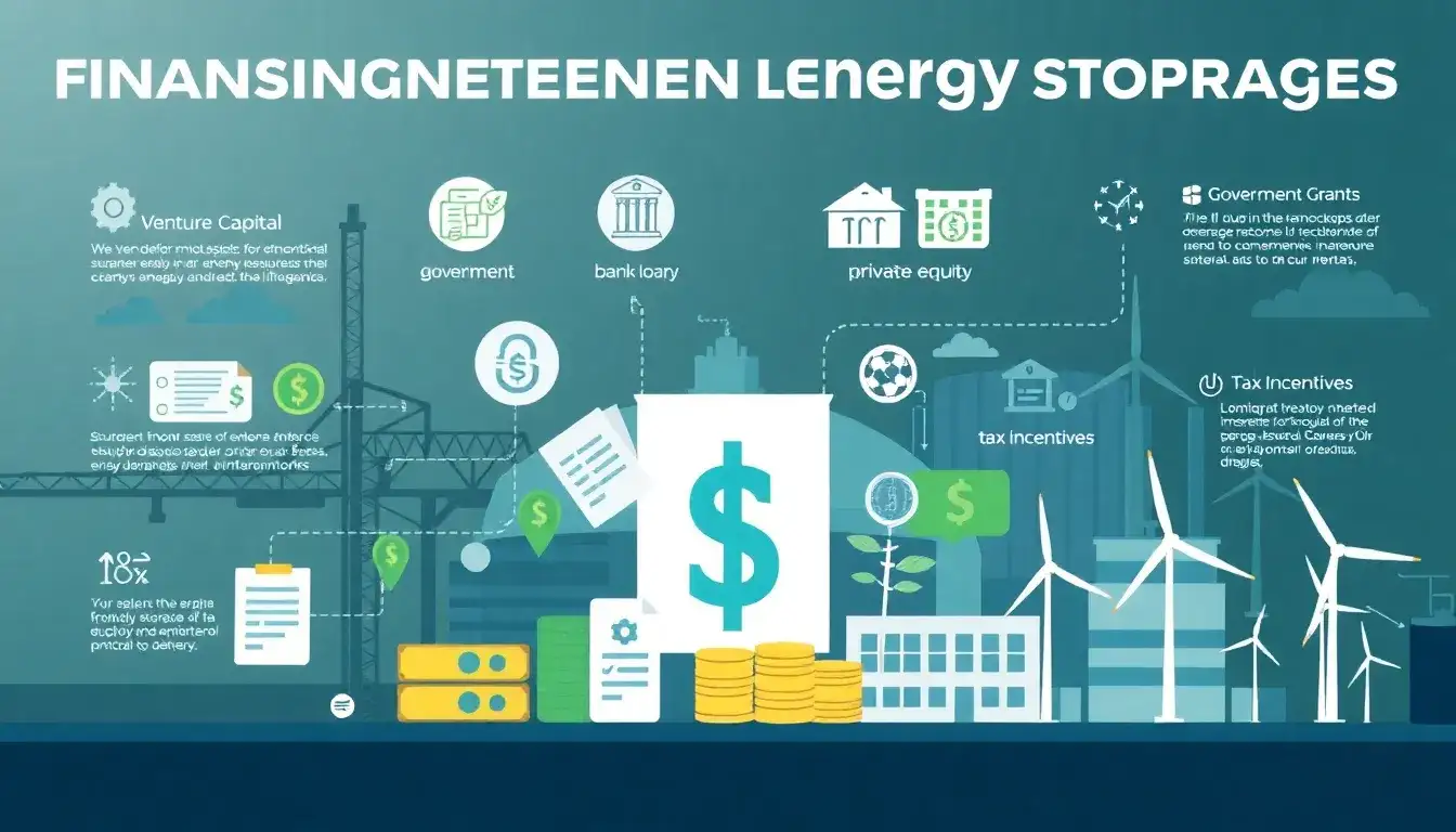 What financing options are available for commercial and industrial energy storage projects