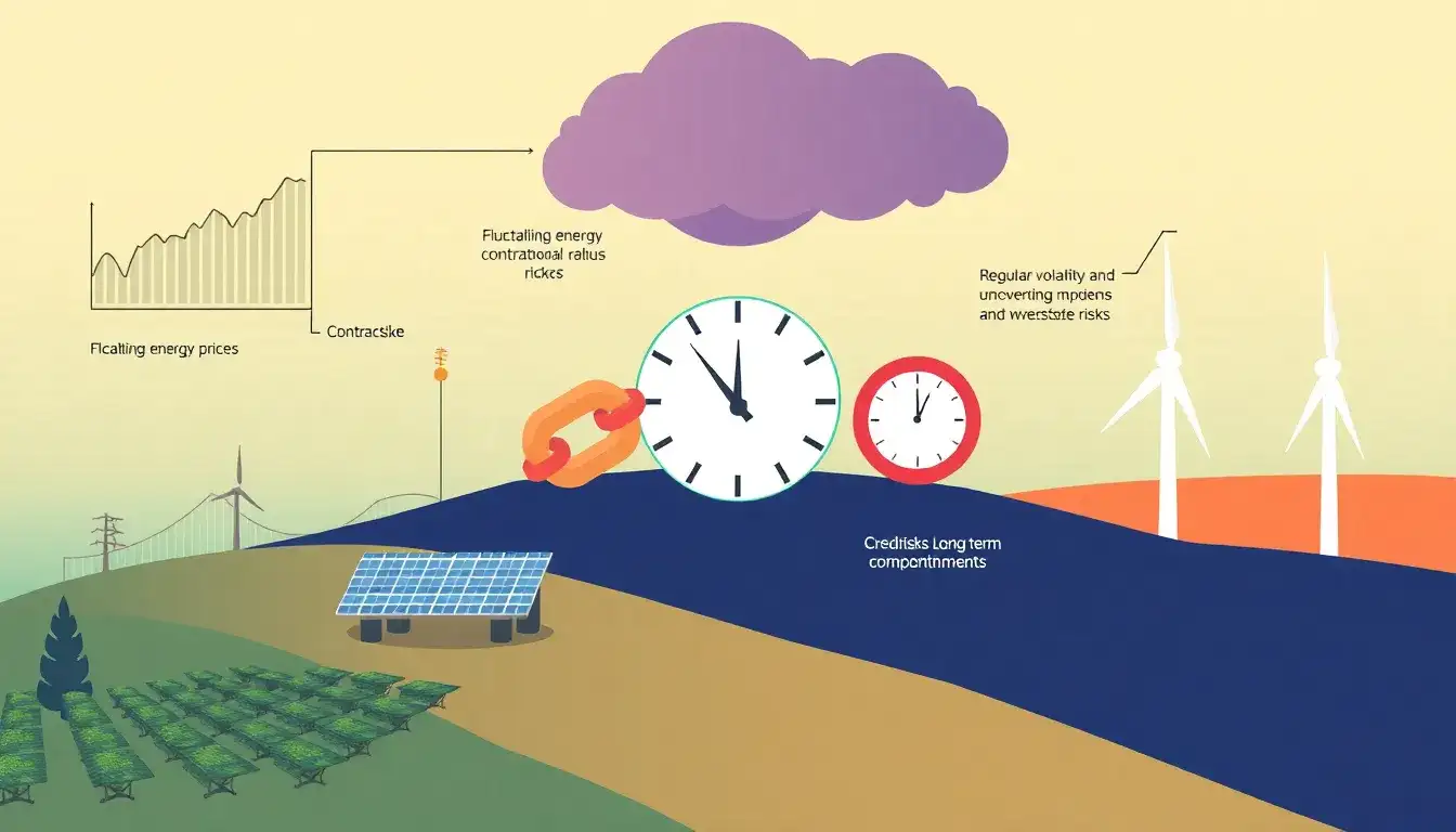 What are the main risks associated with renewable PPAs