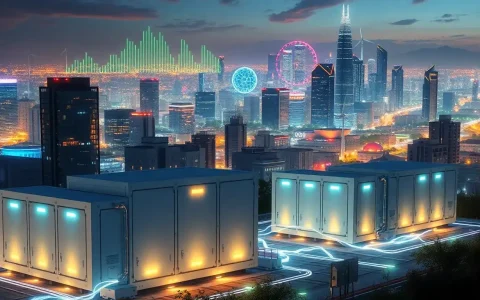 How does battery storage help stabilize the grid during peak demand