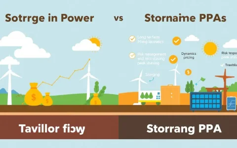How do the financial incentives of storage PPAs differ from those of traditional PPAs