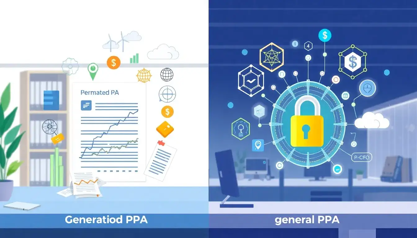 How do proxy generation PPAs compare to traditional PPAs in terms of risk management
