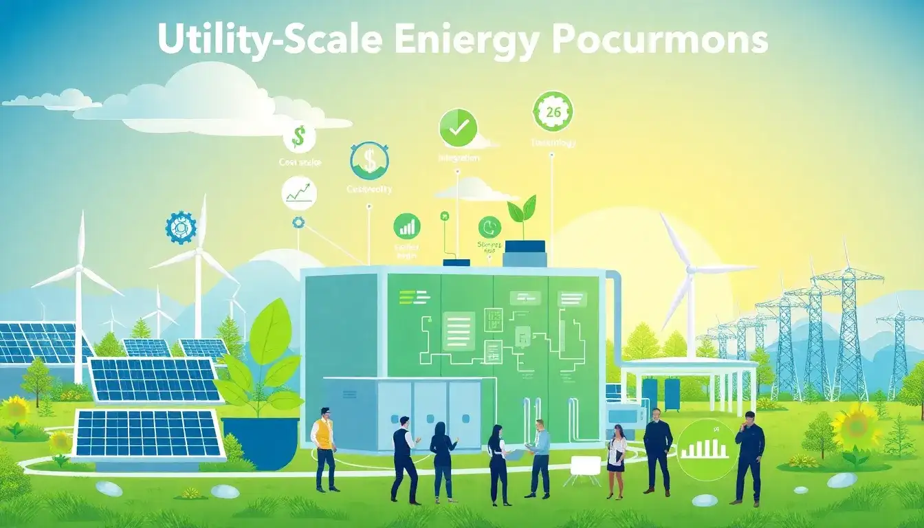 What are the key considerations for utility-scale energy storage procurements