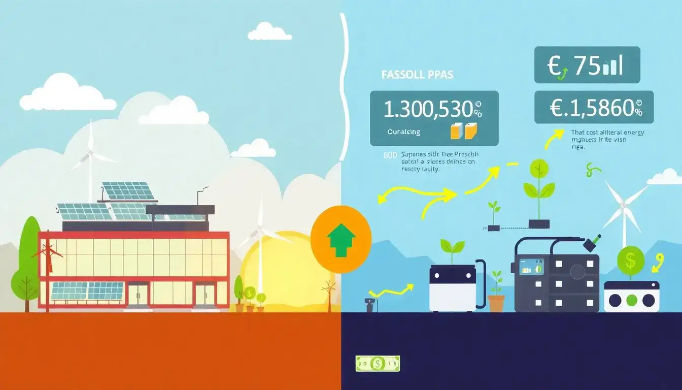 How do storage PPAs impact the overall cost of energy for businesses