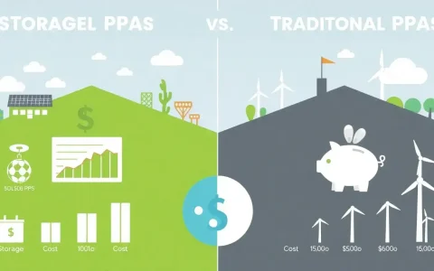 How do storage PPAs compare to traditional PPAs in terms of cost savings