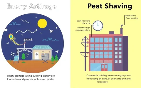 How do energy arbitrage and peak shaving strategies differ in their implementation