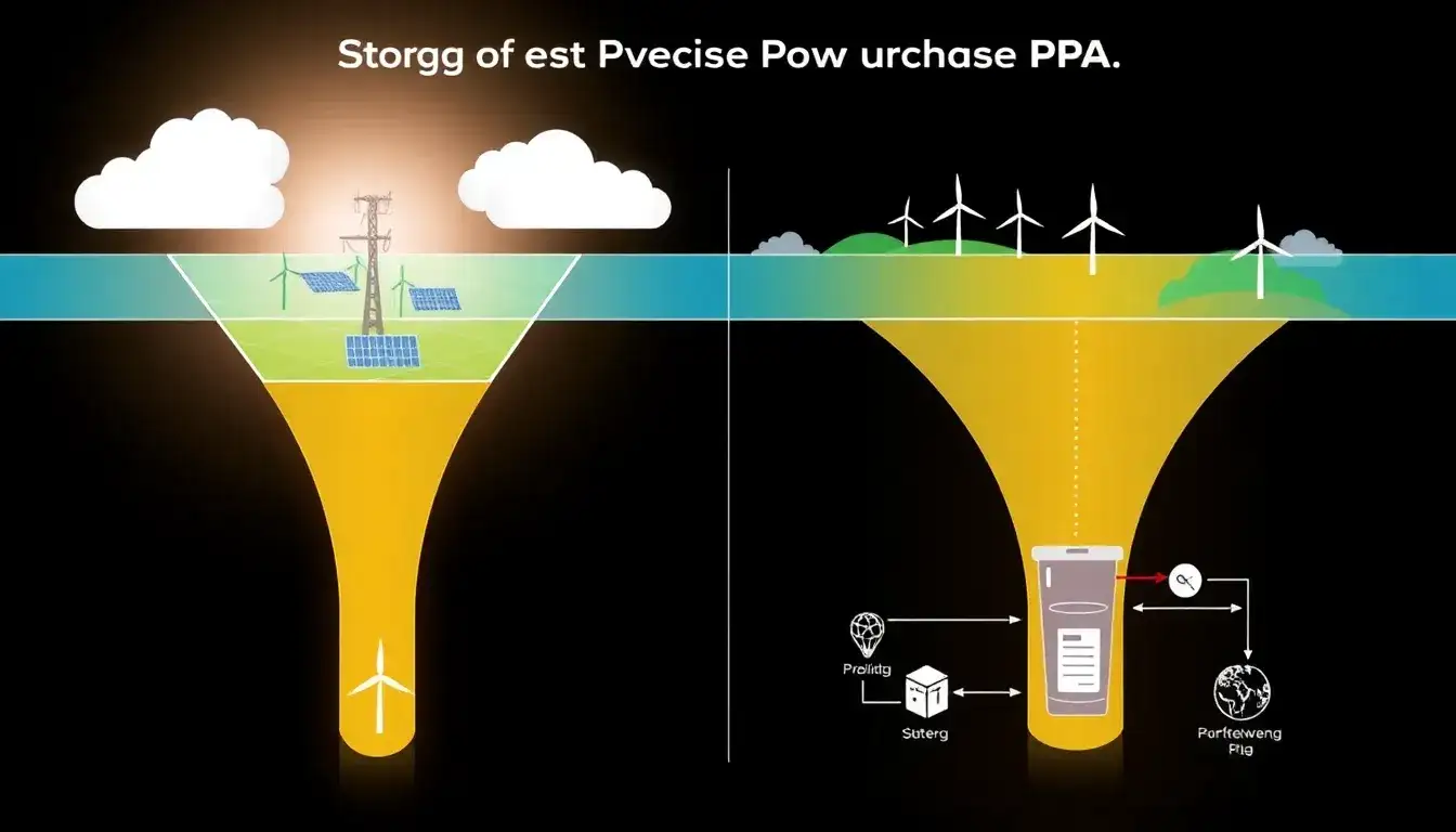 How do storage PPAs help stabilize the grid compared to traditional PPAs