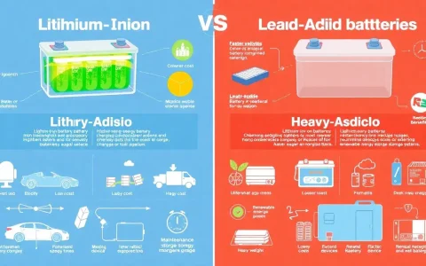 What are the benefits of using lithium-ion batteries over lead-acid batteries
