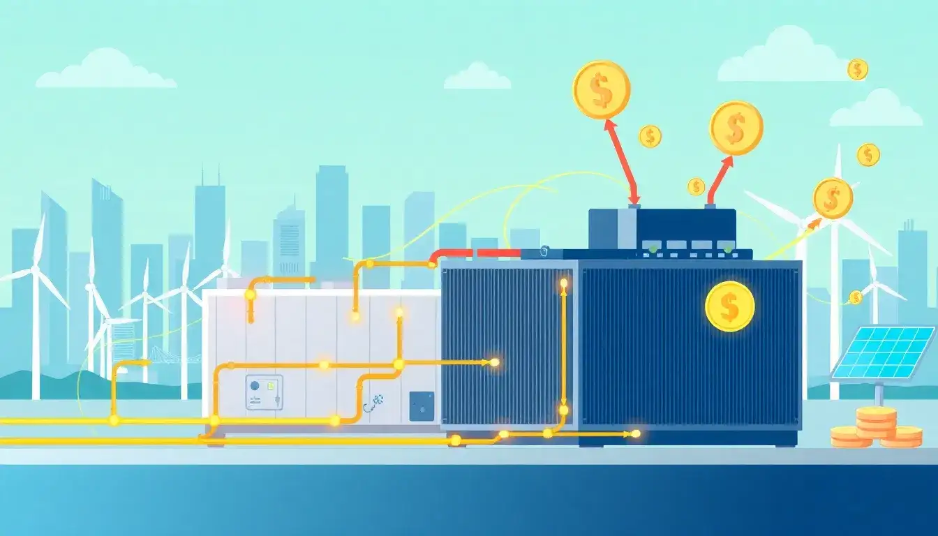 What are the cost savings associated with using energy storage for frequency regulation