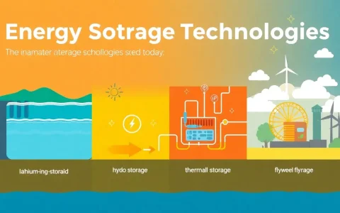 What are the main types of energy storage technologies used today