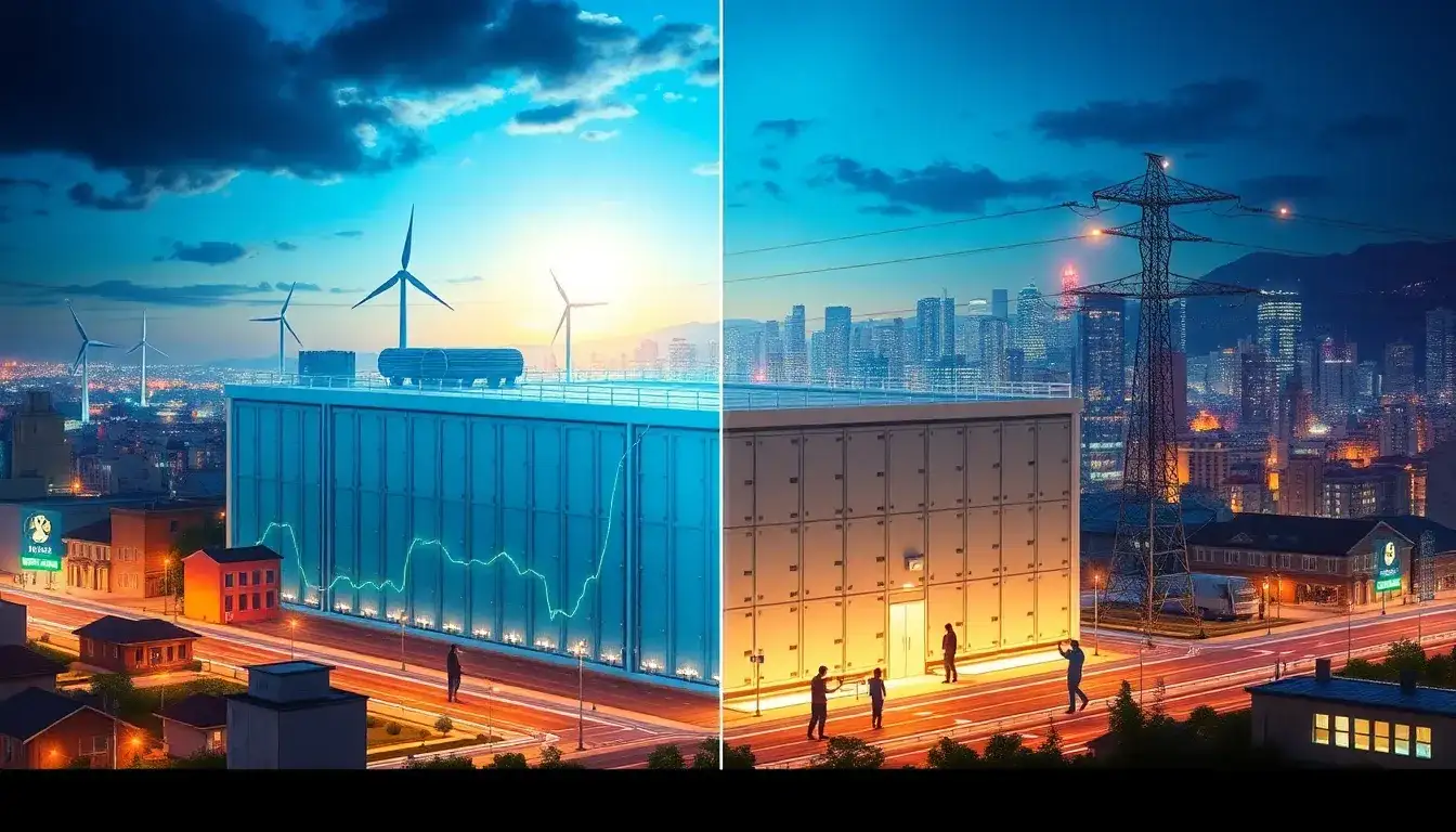 How does energy storage improve grid reliability during peak hours