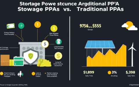 How do storage PPAs compare to traditional PPAs in terms of financial stability