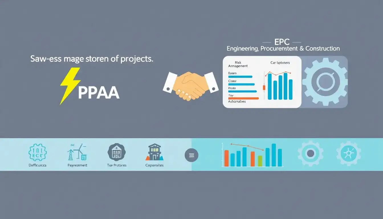 What are the differences between PPAs and EPC agreements for energy storage