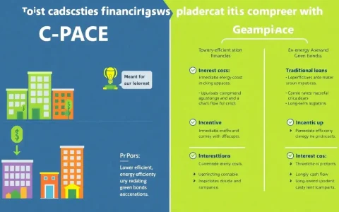 How does C-PACE financing compare to other energy efficiency financing options