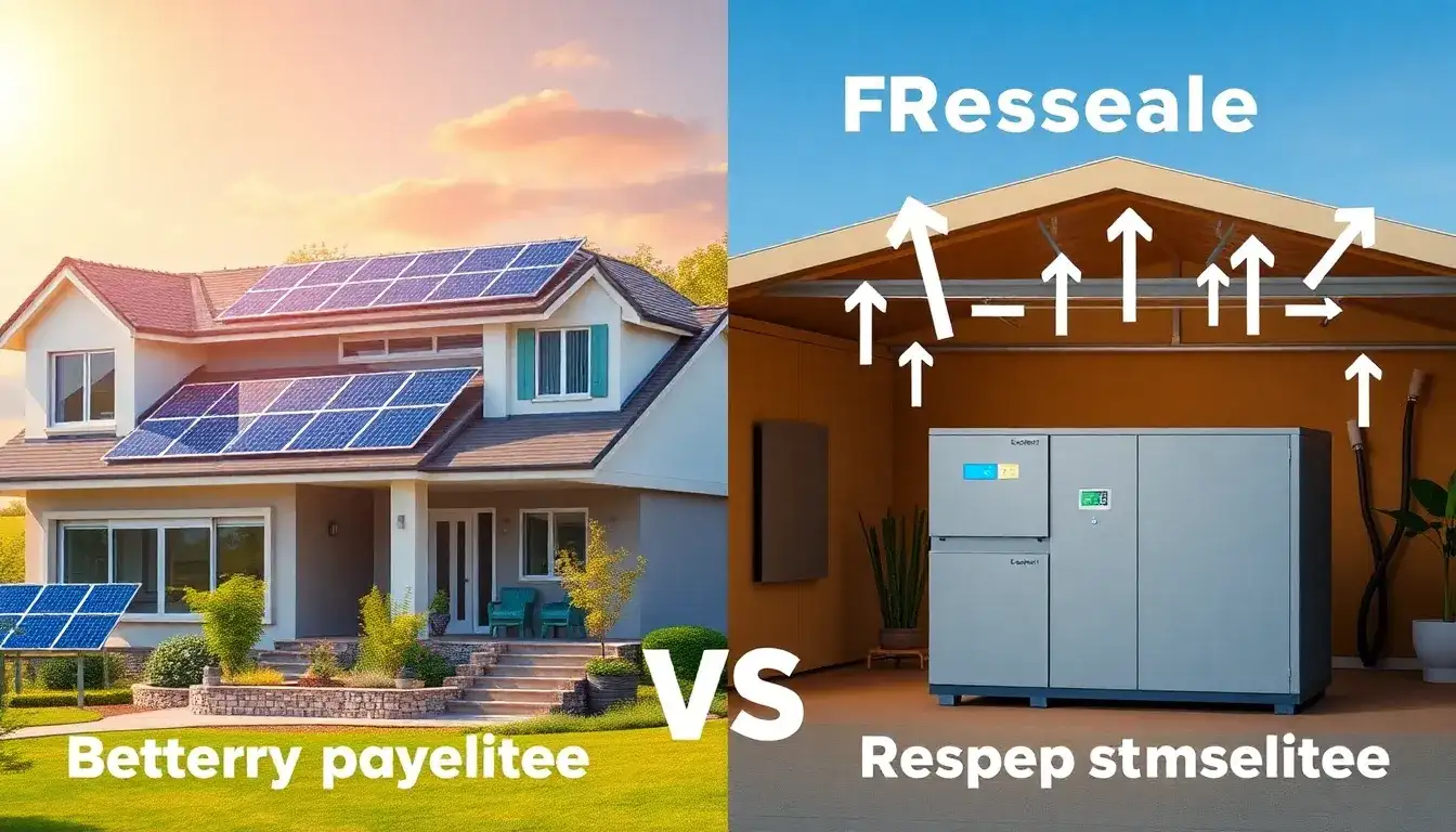 How do battery storage systems compare to solar panels in terms of resale value