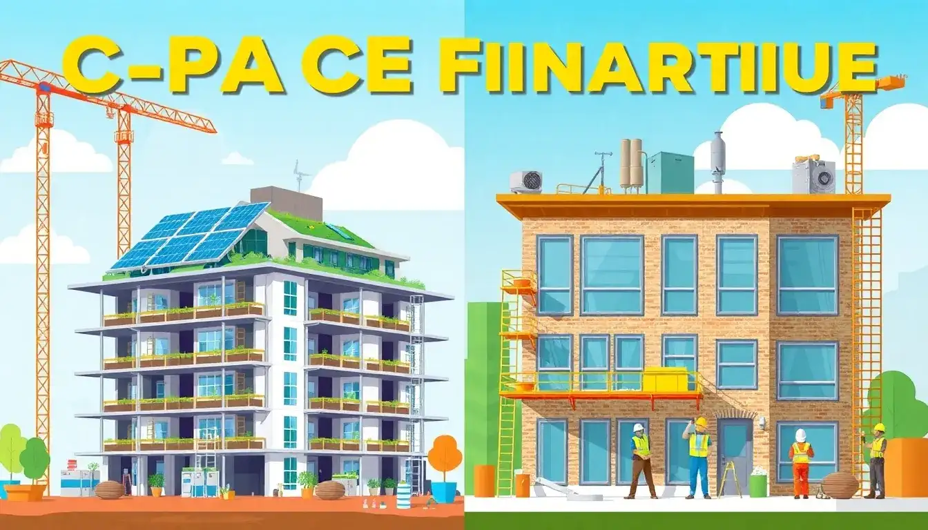 Can C-PACE financing be used for both new construction and retrofit projects